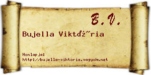Bujella Viktória névjegykártya